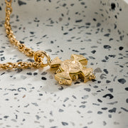 Etched Maltese Cross - 18k Gold by Gerochristo