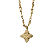 Rustic Gold Greek Cross (Small) - 18k Gold by Gerochristo