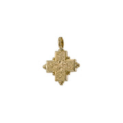Rustic Gold Greek Cross (Large) - 18k Gold by Gerochristo