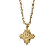Rustic Gold Greek Cross (Large) - 18k Gold by Gerochristo