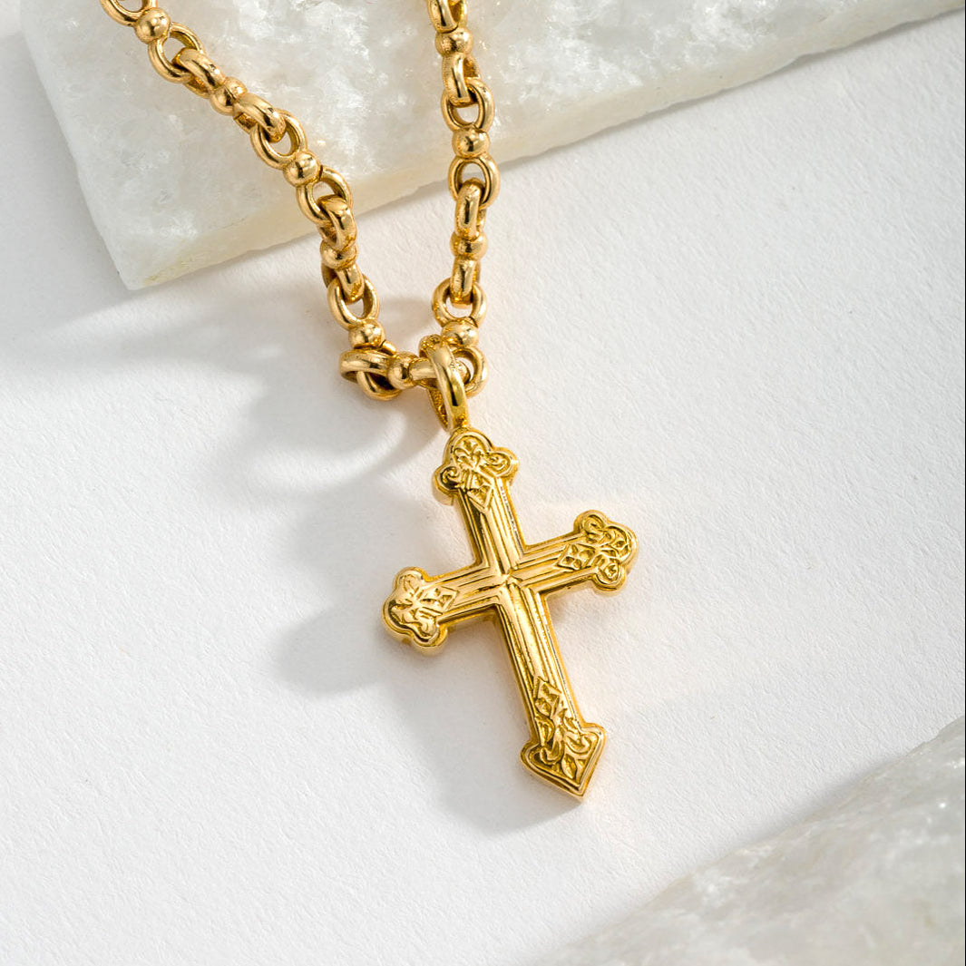 Gerochristo Gold Crosses — Athena Gaia