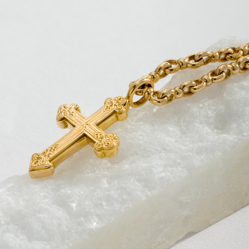 Classic Orthodox Cross (Small) - 18k Gold by Gerochristo