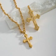 Classic Orthodox Cross (Small) - 18k Gold by Gerochristo