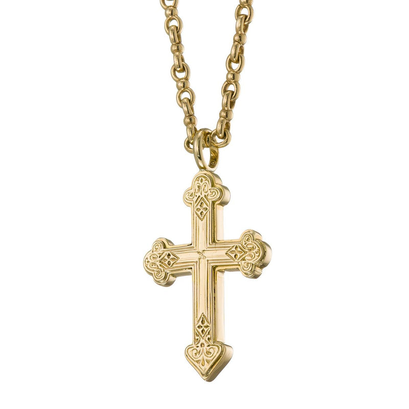 Classic Orthodox Cross (Large) - 18k Gold by Gerochristo