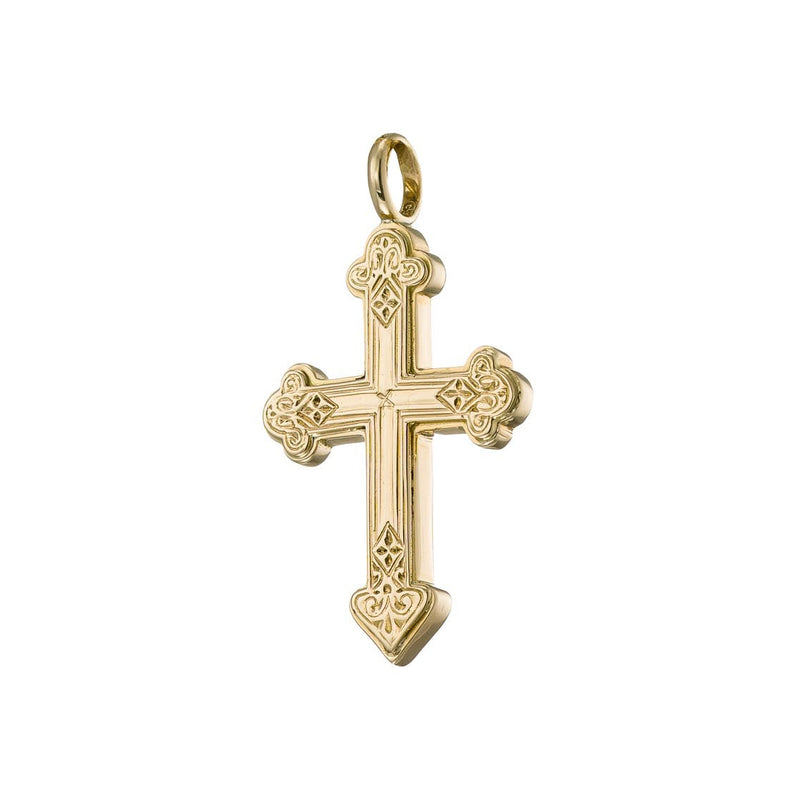 Classic Orthodox Cross (Large) - 18k Gold by Gerochristo