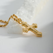 Classic Orthodox Cross (Large) - 18k Gold by Gerochristo
