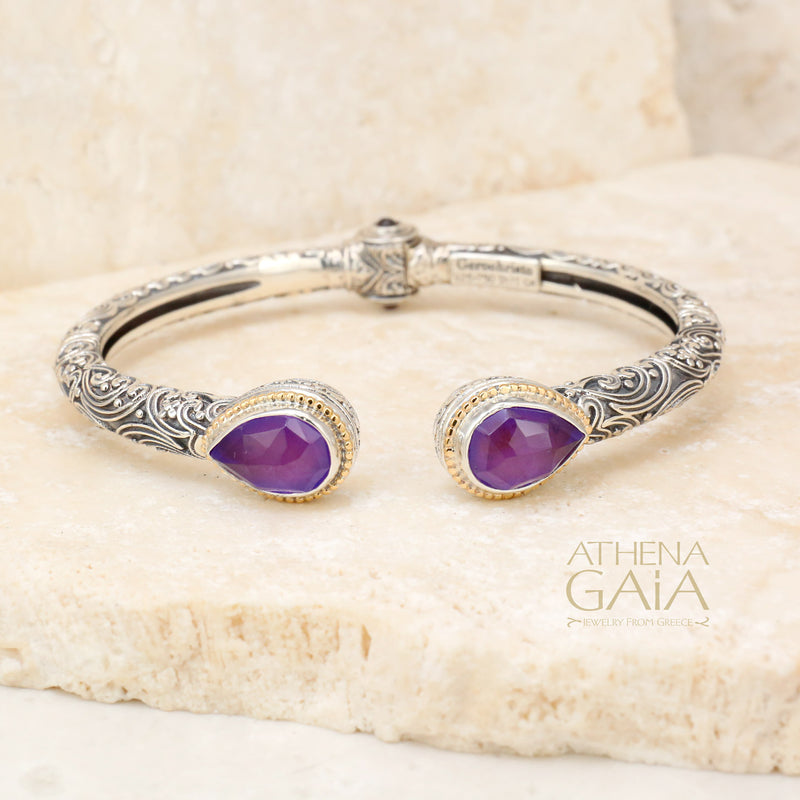 Meadow Breeze Pop Rocks Rain Drop Hinge Bracelet