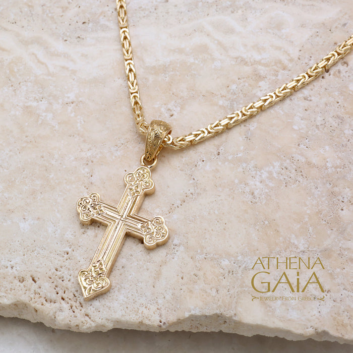 Byzantine Cross, Greek Jewelry