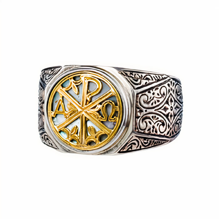 Chi-Rho Mens Club Ring