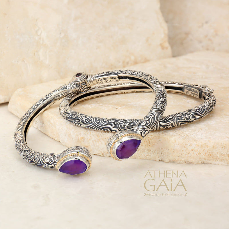 Meadow Breeze Pop Rocks Rain Drop Hinge Bracelet