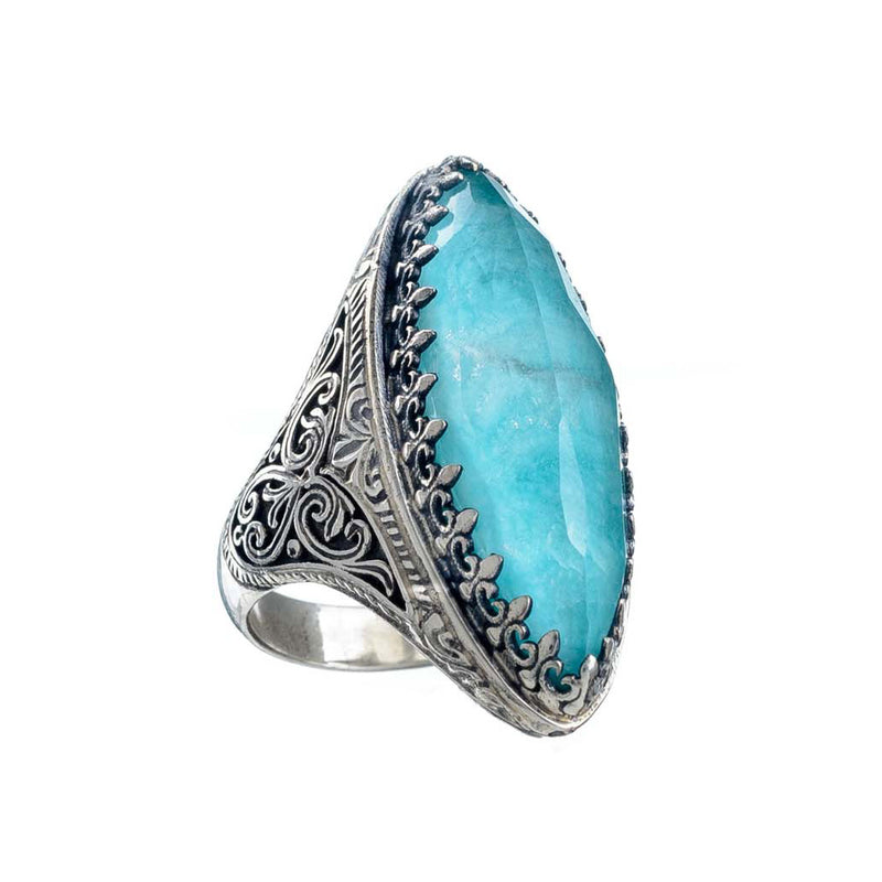 Pop Rocks Soiree Silver Ring - Sterling Silver Ring - Cocktail Ring