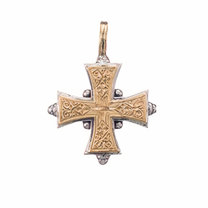 Large Gold Greek Cross