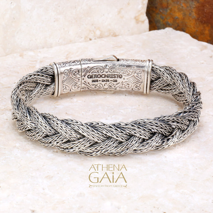 Minoas Thin Braided Strap Bracelet