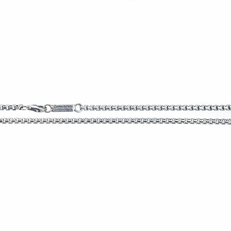 Medium Silver Box Venetian Chain 2.1mm
