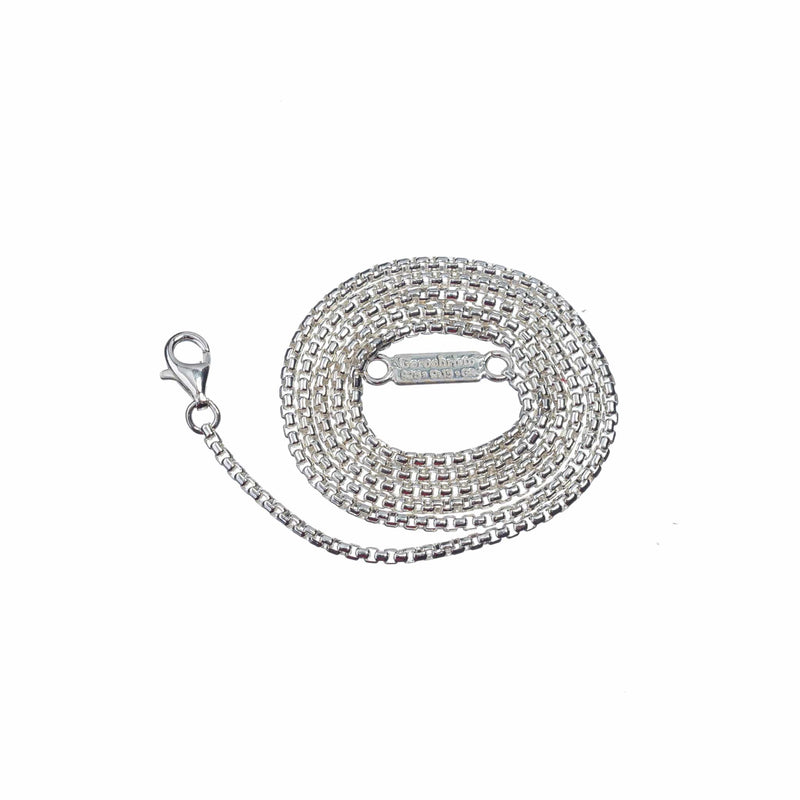 Medium Silver Box Venetian Chain 2.1mm
