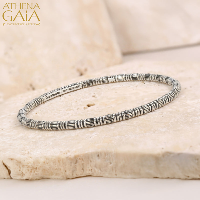 Kassandra 6518 Bracelet - Sterling Silver - Solid Bangle Bracelet