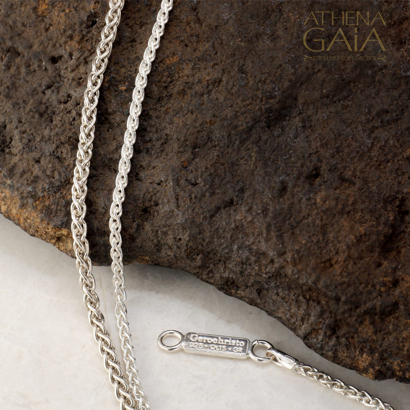 Sterling Silver Spiga Chain