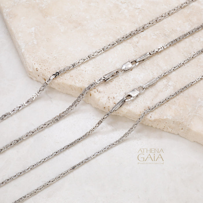 14k Gold Byzantine Chain
