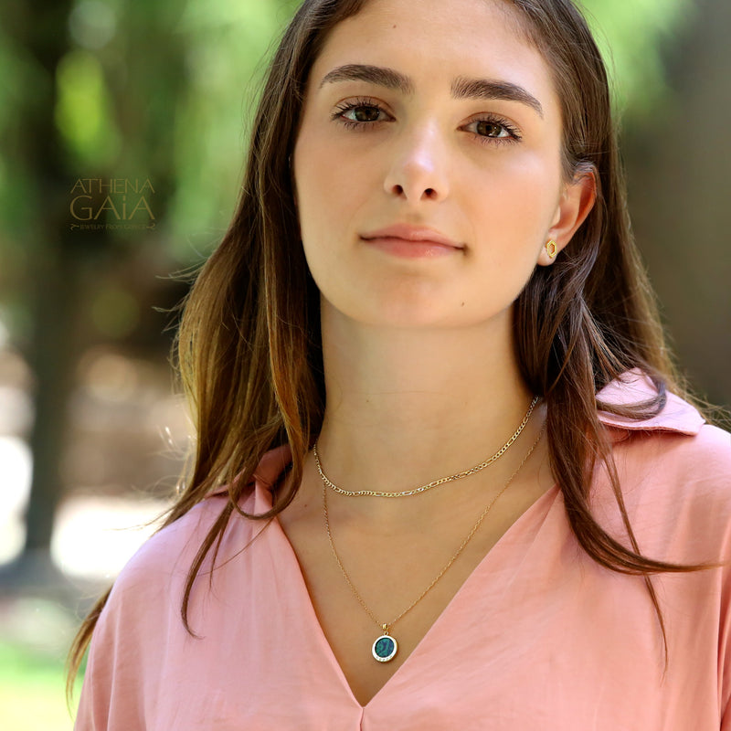 5:1 Classic Figaro 14k Gold Chain (In-Stock)