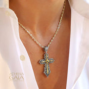 Byzantine Cross, Greek Jewelry