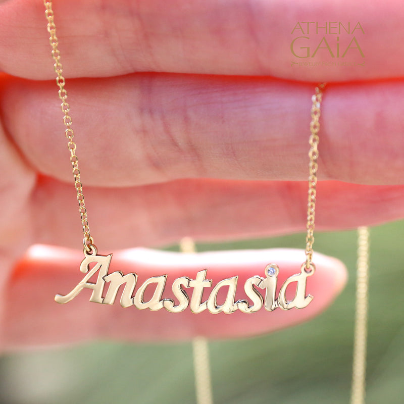 Anastasia Personalized Name Necklace (In-Stock)