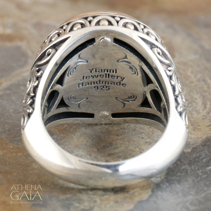 Silver Helios Circle Ring (In-Stock)