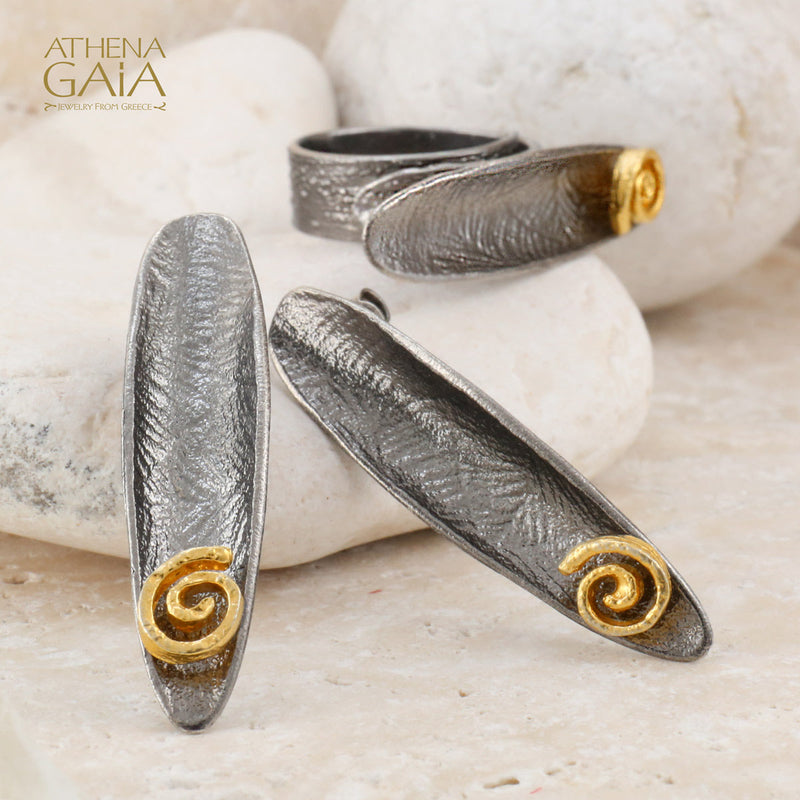 Argonaut Single Ring - Gold Plated Sterling Silver (In-Stock)