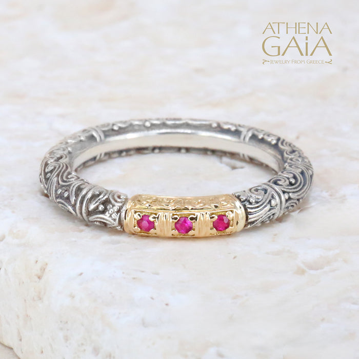 Meadow Breeze Pave Accent Ring (In-Stock)