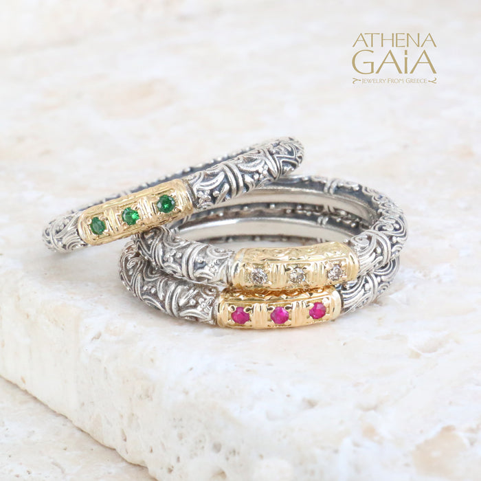 Meadow Breeze Pave Accent Ring (In-Stock)