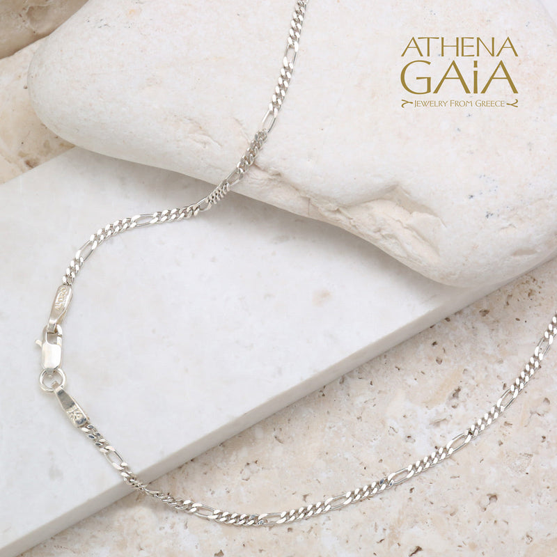 5:1 Sterling Silver Classic Figaro Chain