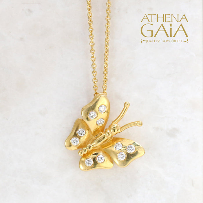 Herbs Butterfly Necklace (In-Stock)