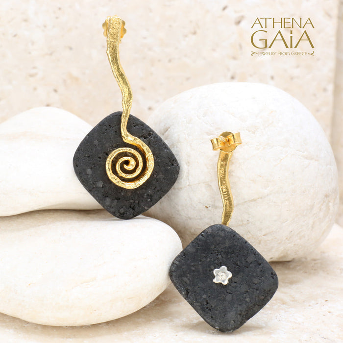 Lava Flow Earrings (In-Stock)