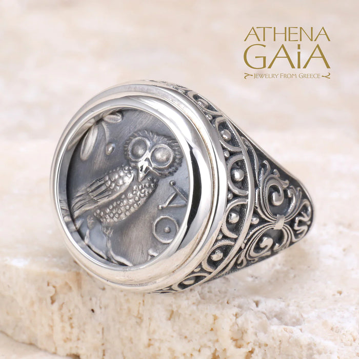 Athena's Owl Ring (FINAL SALE)