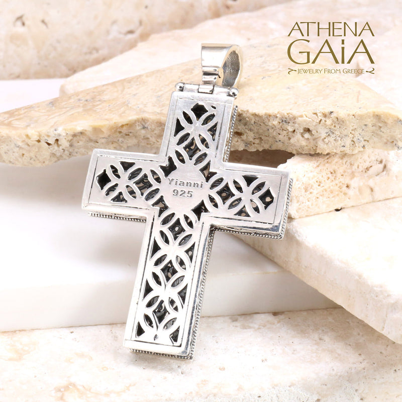 Filigree Cross (Large) - Sterling Silver - Latin Cross