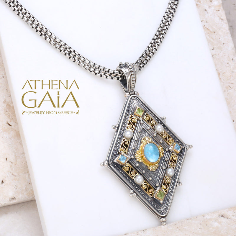 Double Silver Box Venetian Chain