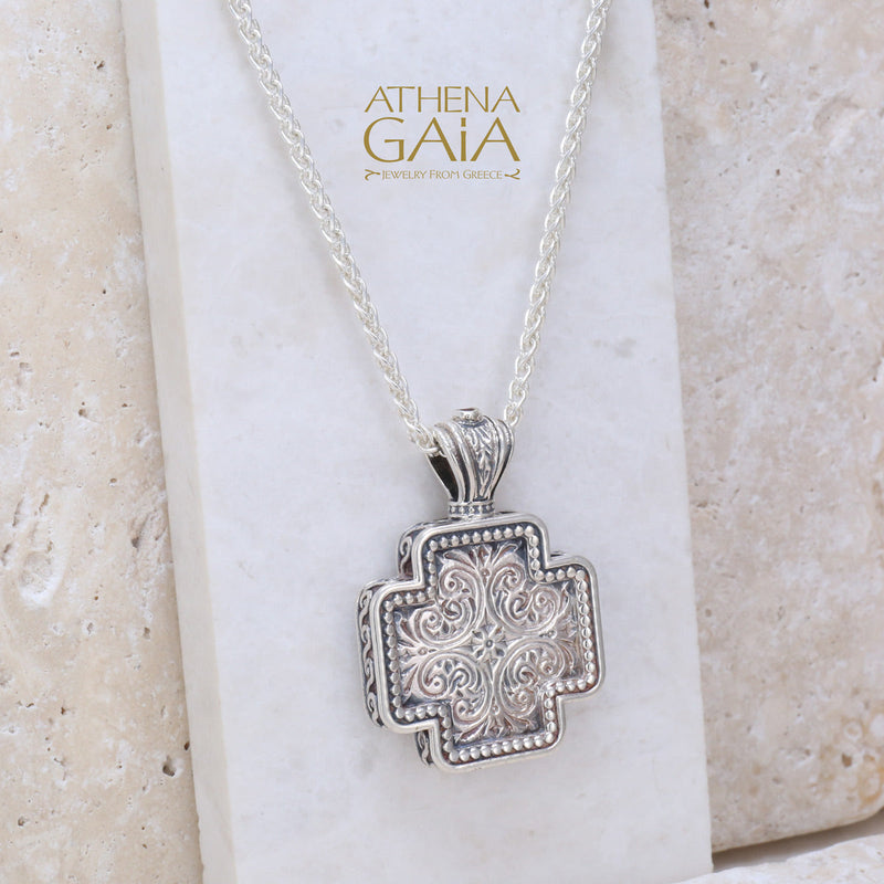 Byzantine Cross, Greek Jewelry