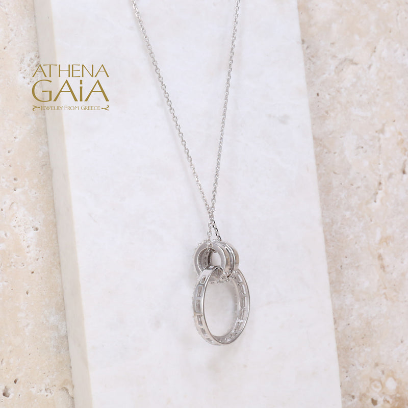 Open Circle Necklace - 14k Gold Necklace