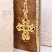 Byzantine Cross, Greek Jewelry