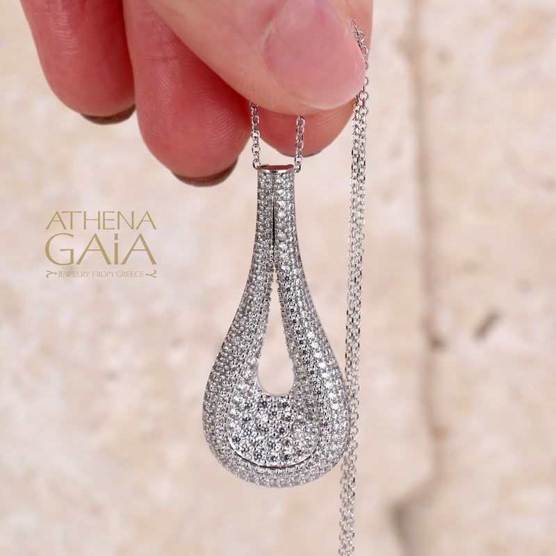 Minoan Vessel Necklace - 14k Gold Necklace