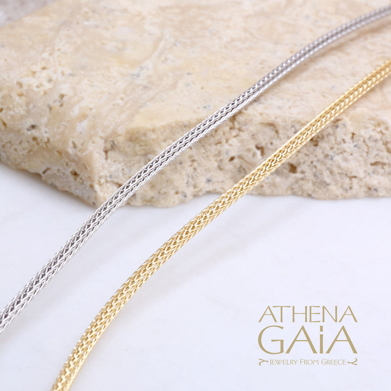 Woven 14k Gold Chain
