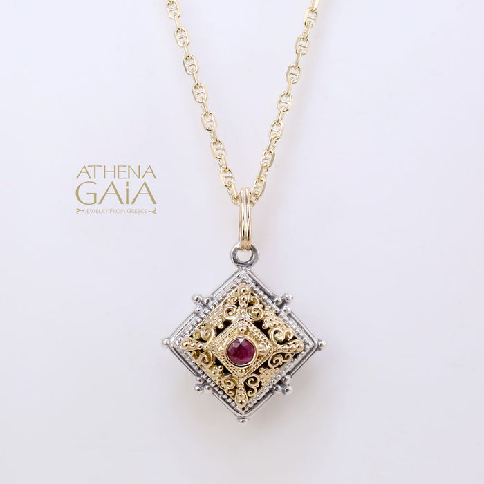 Al'Oro Theta Forzatina (Anchor) 18k Gold Chain