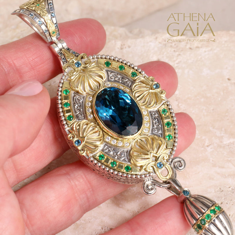 A Statement for Norvi Pendant - 18k Gold Pendant