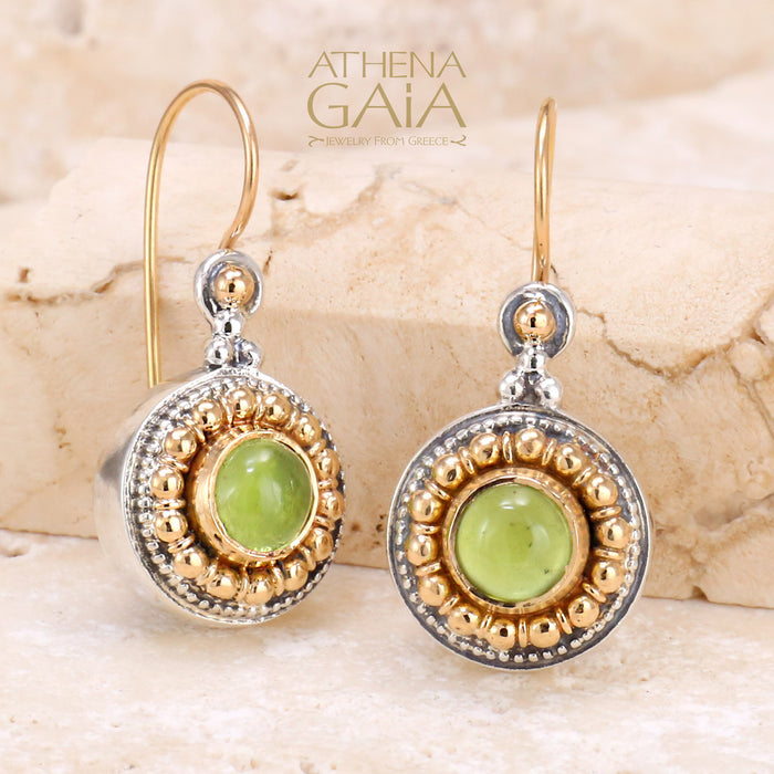 Circle Color Fountain Earrings