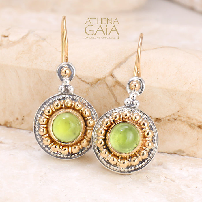 Circle Color Fountain Earrings