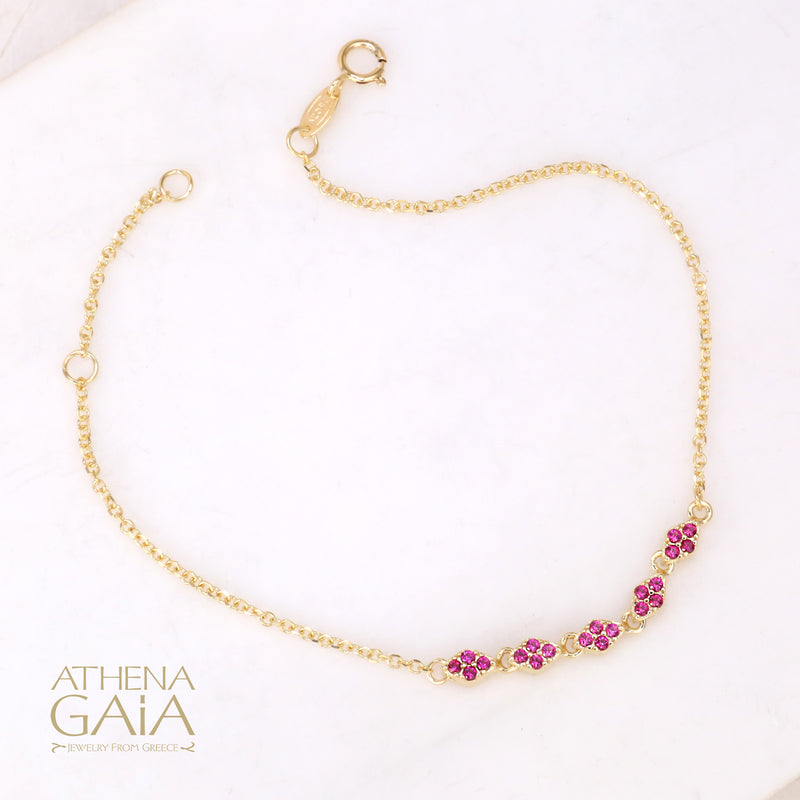 Prolate Line Chain Bracelet - 14k Gold Bracelet