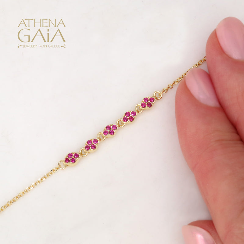 Prolate Line Chain Bracelet - 14k Gold Bracelet