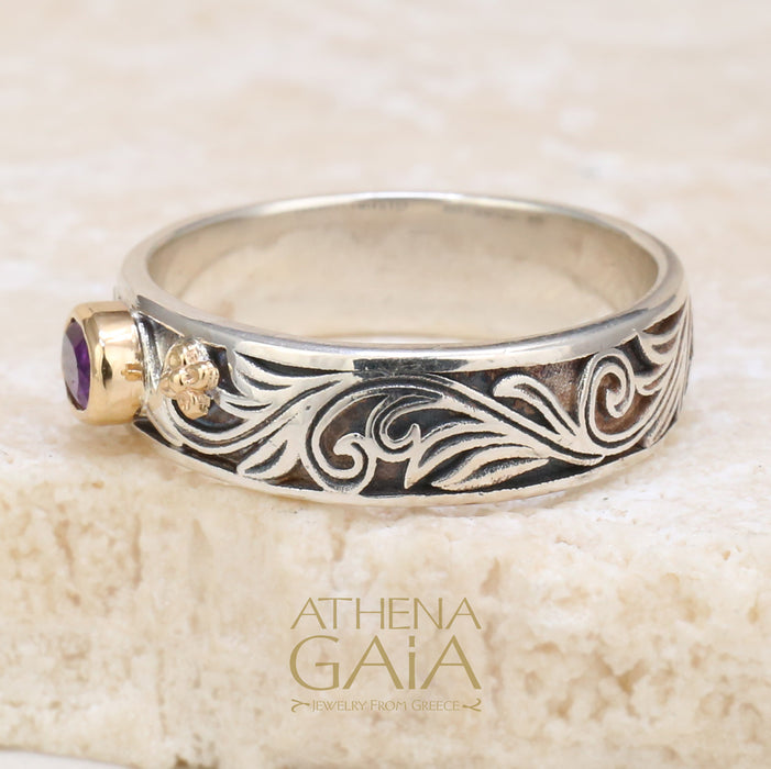 Floral Band Ring