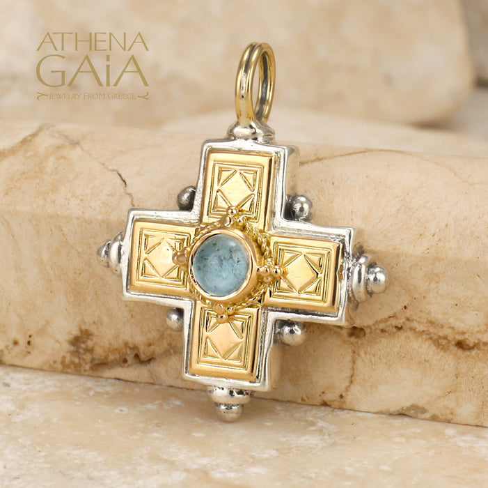 Byzantine Cross, Greek Jewelry