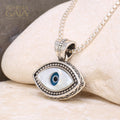 Zelda Evil Eye Double-Sided Pendant - Sterling Silver Pendant