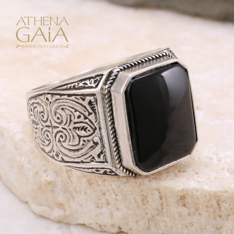 Men’s Classic Silver Ring - Sterling Silver Ring - Club Ring